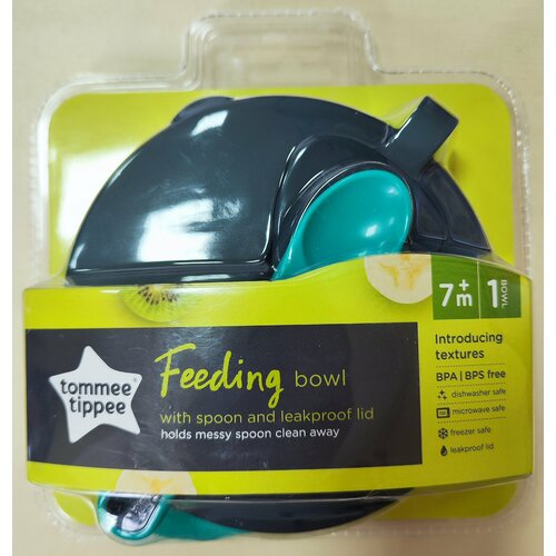 Tommee Tippee Тарелка с ложкой для кормления Feeding Bowl +7m