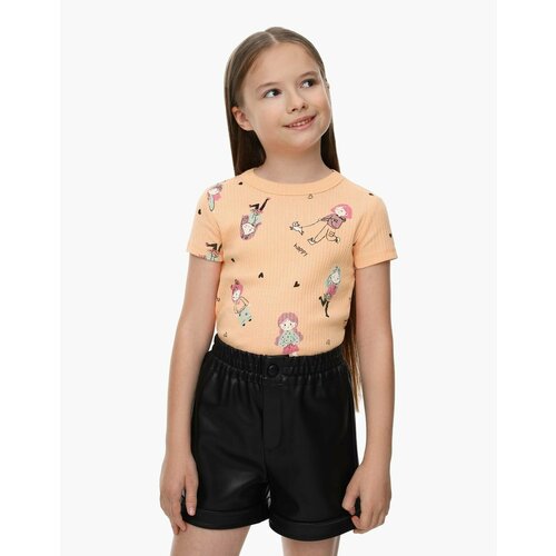 фото Футболка gloria jeans, размер 3-4г/104 (28), коралловый