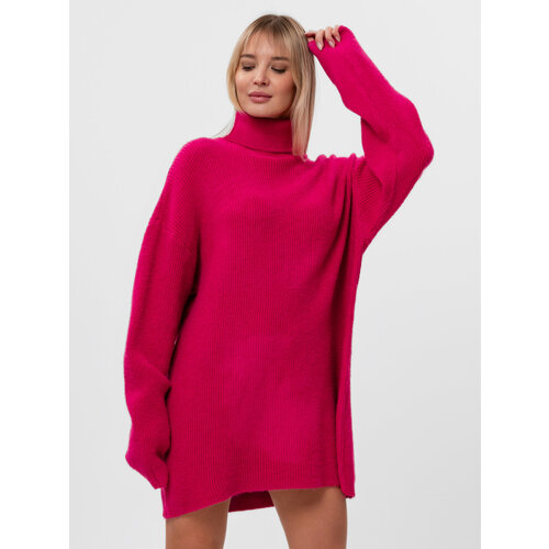 фото Свитер, размер единый, розовый, фуксия anaconda shop