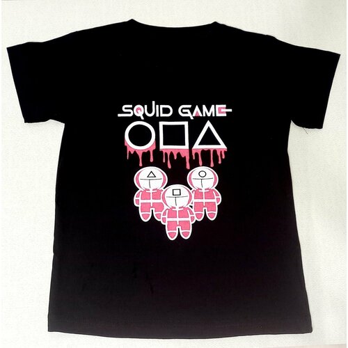 фото Футболка, размер 140, черный нет бренда