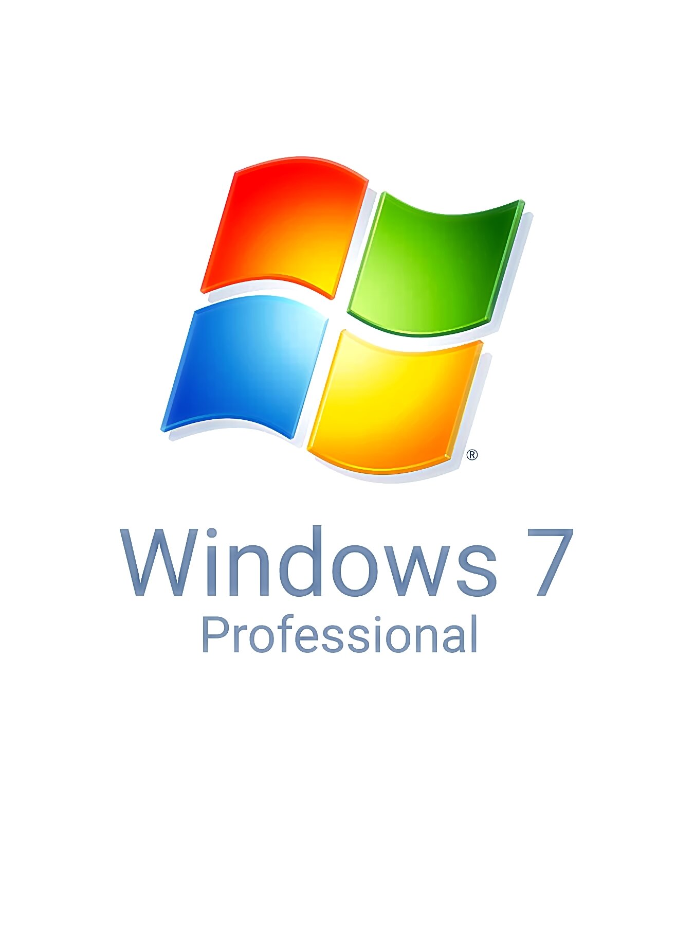 Windows 7 Professional (Профессиональная), Бессрочный лицензионный онлайн ключ активации, русский язык