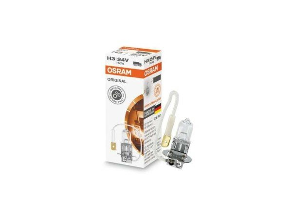 Лампа галогенная H3 24V 70W "OSRAM" (1 шт, 64156