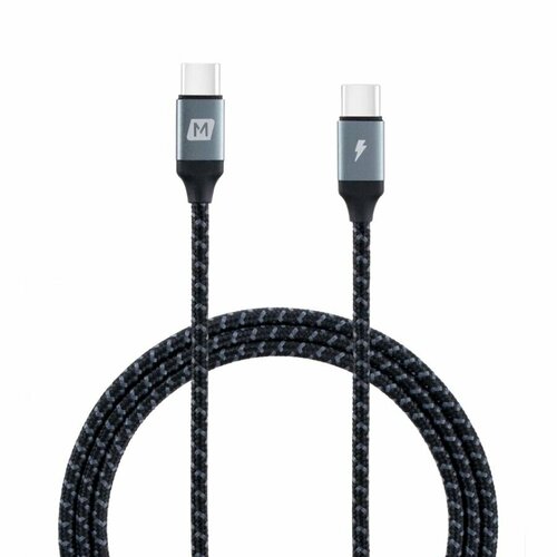 Кабель для зарядки Momax ZERO USB-C to USB-C 1.2m, быстрая зарядка PD 60 Вт - Черный (DC13E)