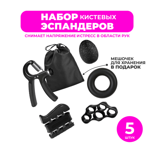 фото Набор кистевых эспандеров 5в1 urm