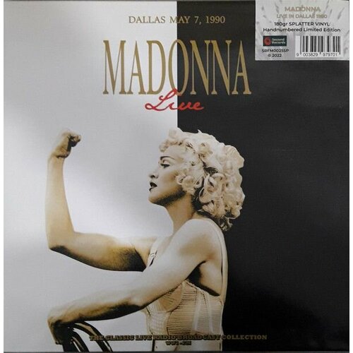 Виниловая пластинка Madonna - Live In Dallas May 7, 1990 Limited Edition, Numbered, Splatter (черно-белые брызги) (2 LP)