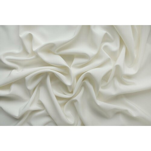 Ткань кади молочного цвета ткань сатин молочного цвета