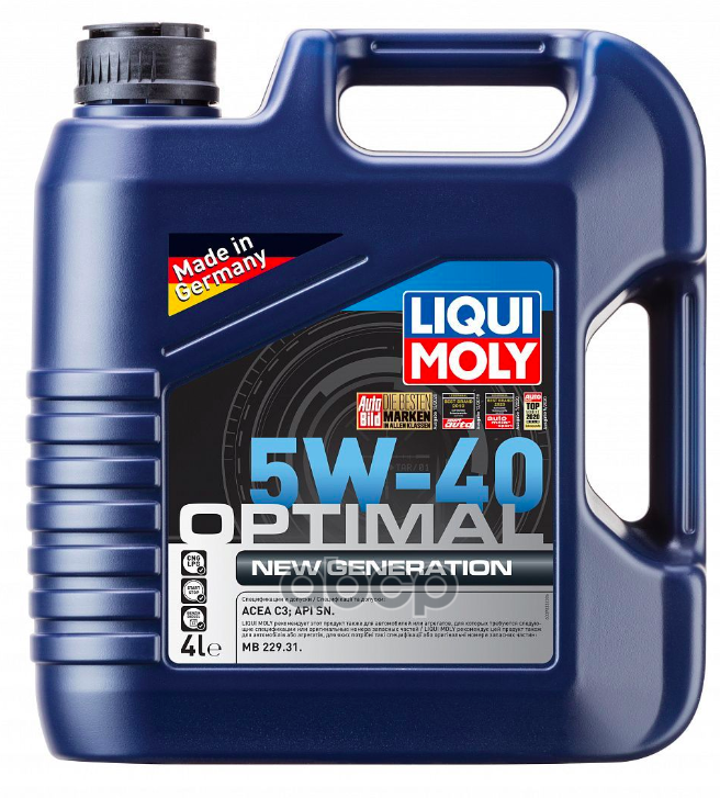 Liqui moly Масло Моторное Optimal New Generation 5W-40