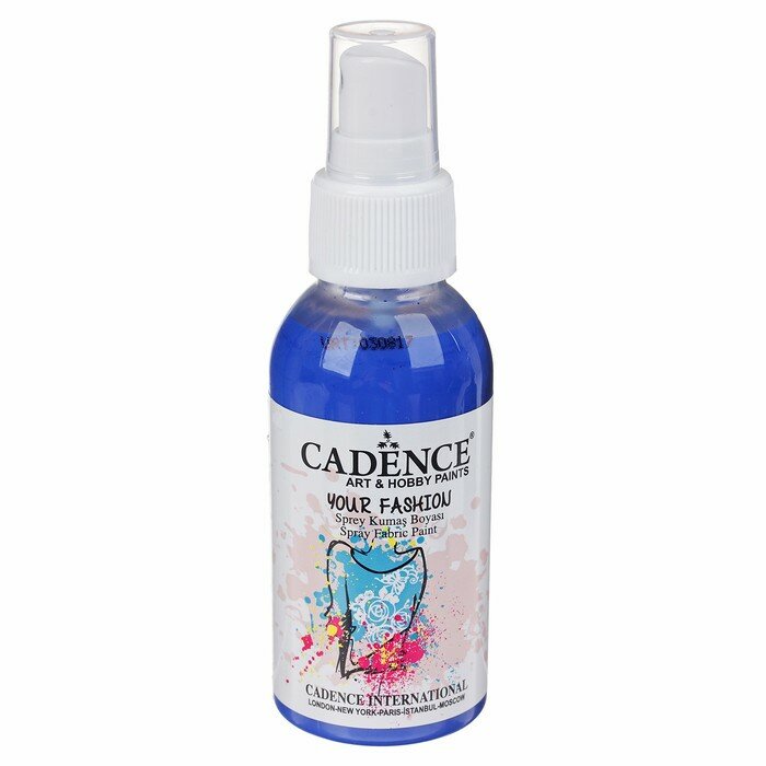 Краска для ткани Cadence Your Fashion Spray Fabric Paint. Navy Blue-1110