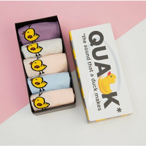 фото Носки kaftan, 5 пар, размер 35-38, желтый