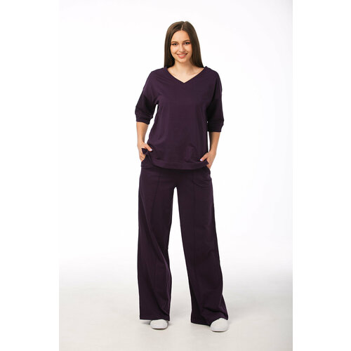 фото Костюм оддис, размер 50, бордовый