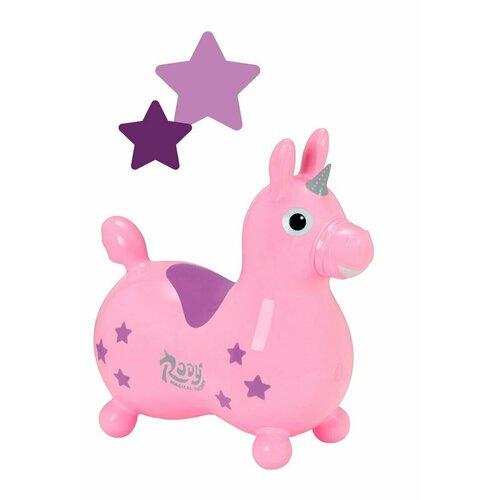 Детский фитбол (гимнастический мяч) RODY MAGICAL UNICORN розовый