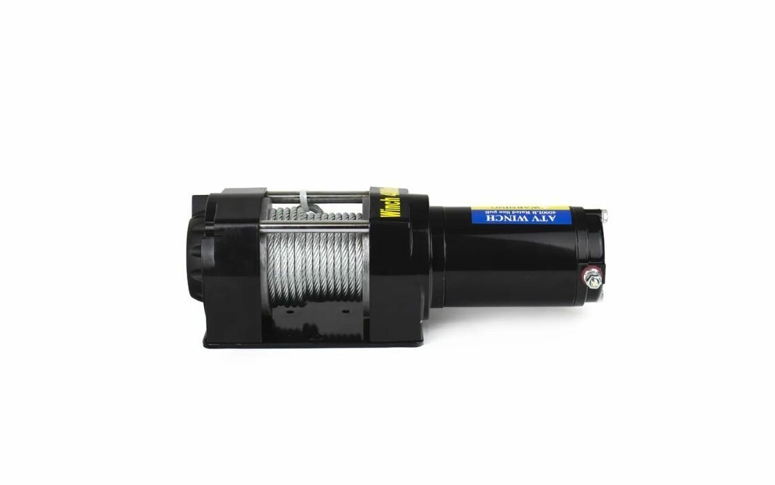 Электрическая лебедка Electric Winch 4000LBS, стальной трос — фото 3
