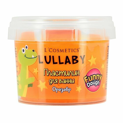Пластилин для ванны LCOSMETICS LULLABY для детей 3+ (оранжевый) 120 мл