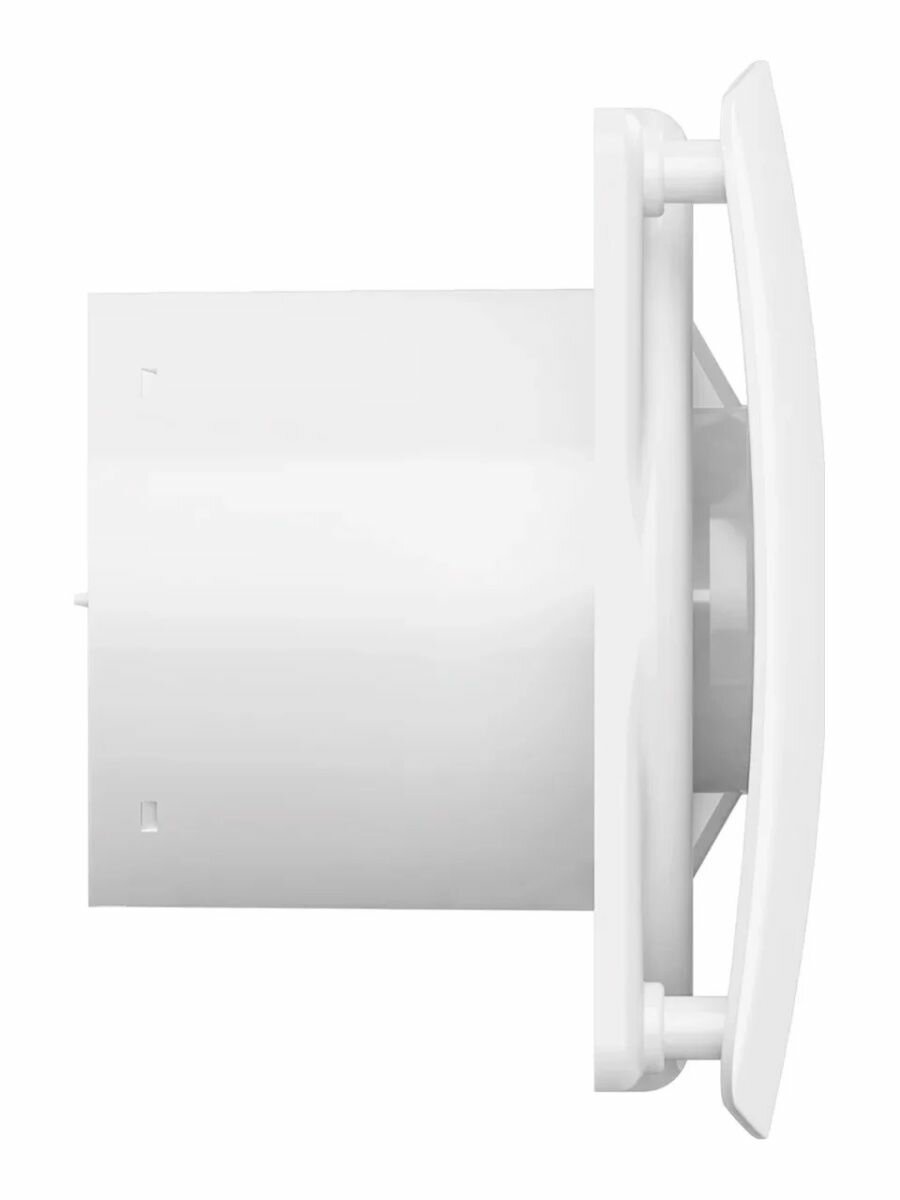 Вентилятор вытяжной с обратным клапаном 100 RIO-4C в ванную, белый