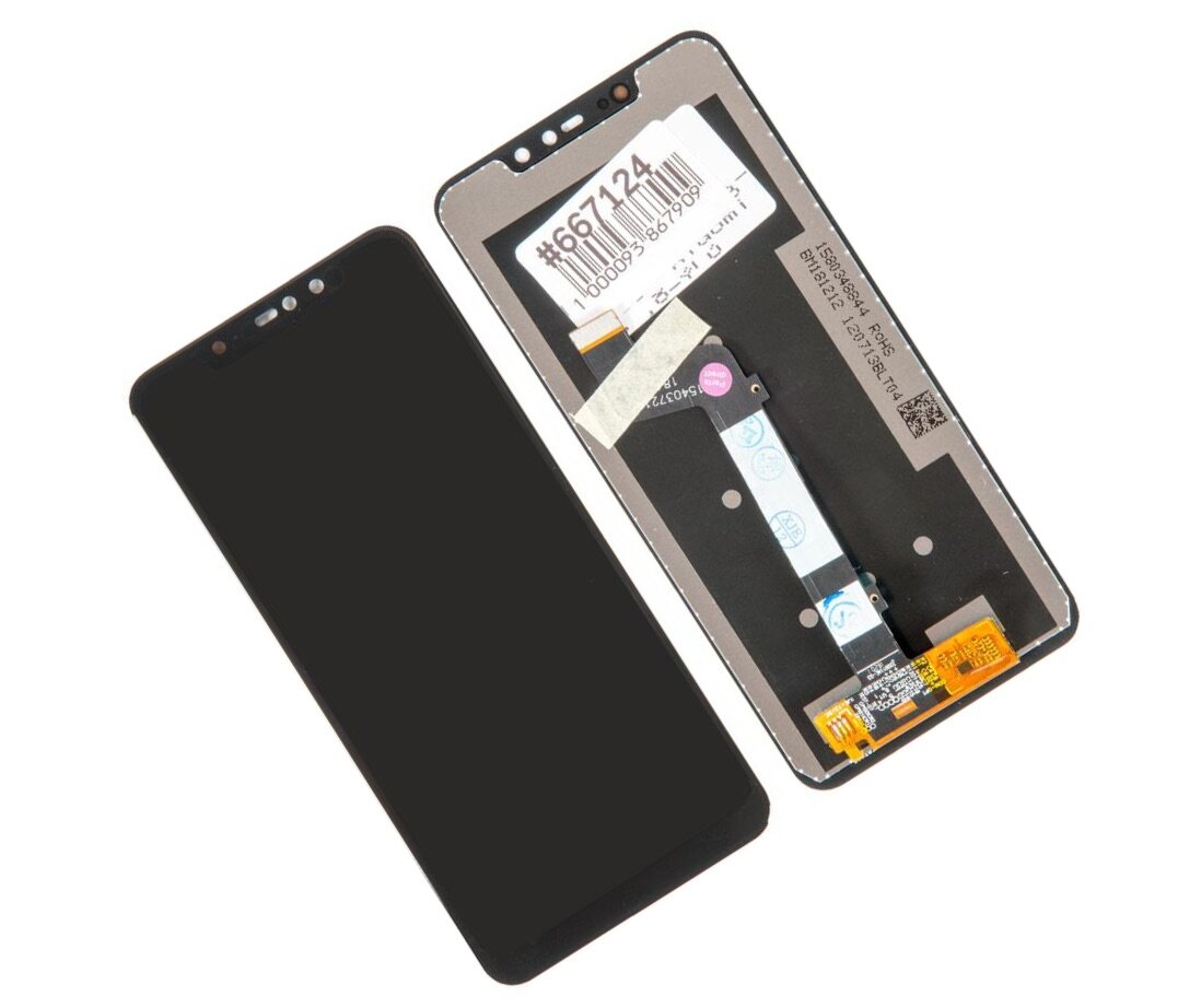Display / Дисплей в сборе с тачскрином для Xiaomi Redmi Note 6 Pro, черный (ориг 100%)