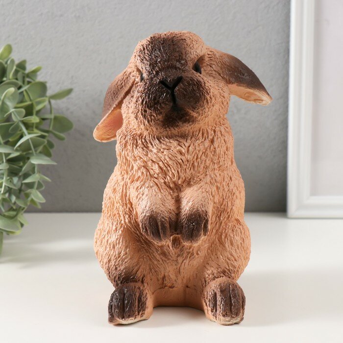 фото Копилка "Кролик №4 Сиамский окрас " высота 17,5 см, ширина 11,5 см, длина 11,5 см 10121269