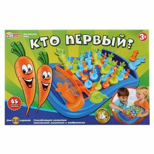 Настольная игра Кто первый в кор. Умные игры в кор.2*24шт