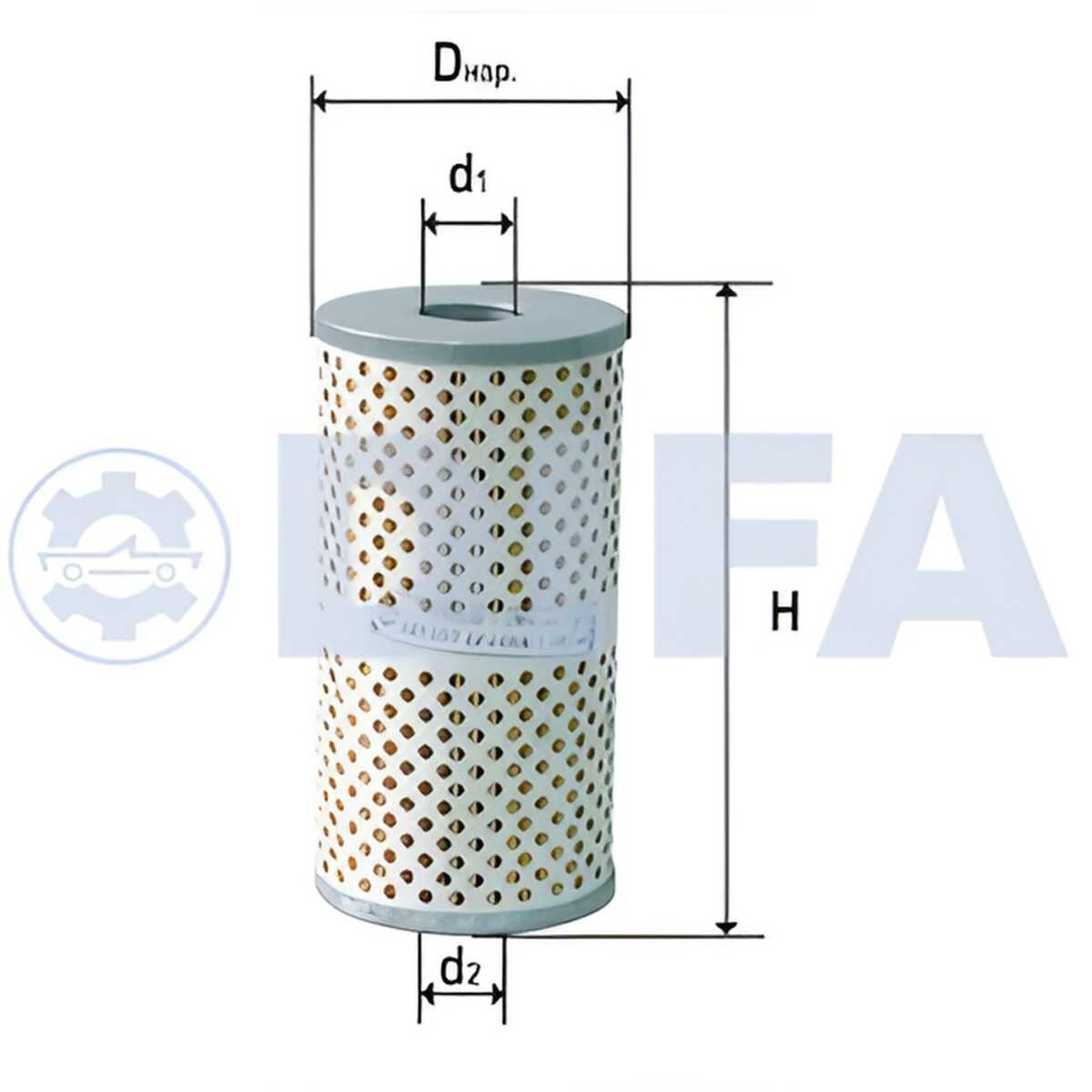 Фильтр масляный ГАЗ-53/66/3307/ПАЗ/кавз DIFA5307 (дифа)