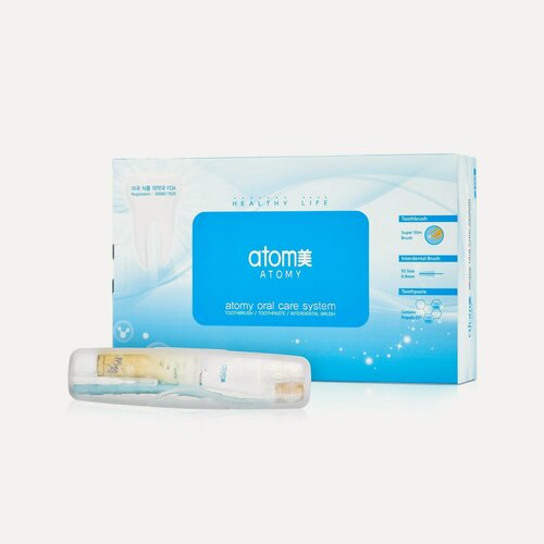 Изображение товара Дорожный набор для очищения полости рта Оралкеар 4 шт. Атоми/Atomy, Корея