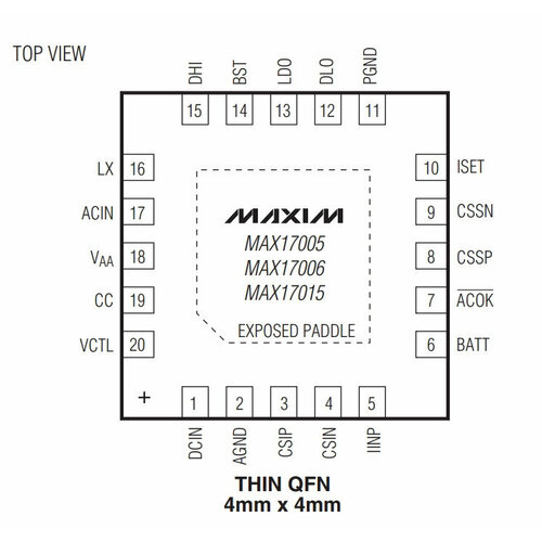 Микросхема MAX17015E