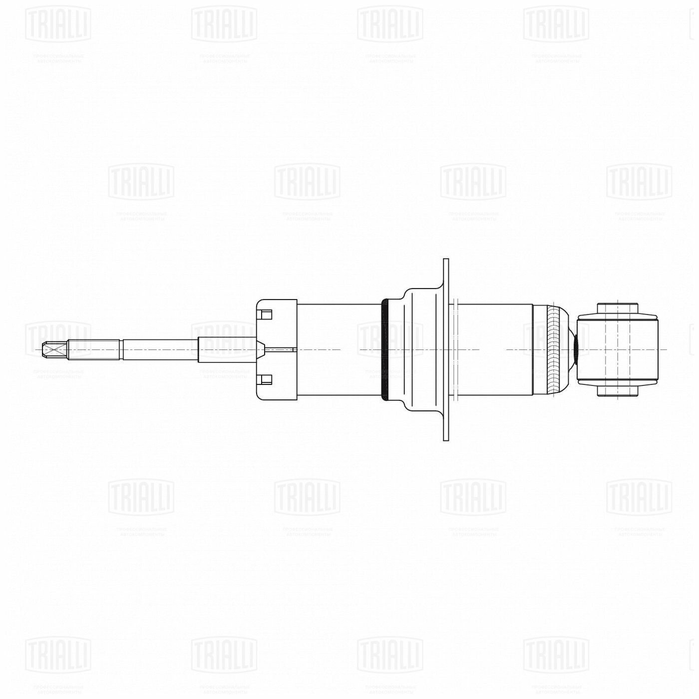 Амортизатор задний для автомобиля Dodge Caliber (06-) TRIALLI - фото №15