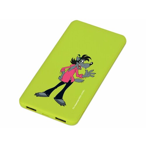 Внешний аккумулятор Ну погоди 5000 mAh зеленое яблоко 294800₽