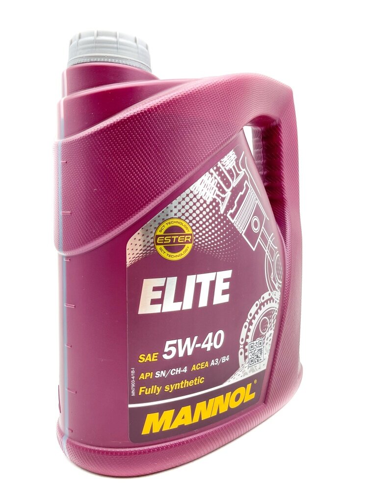Моторное масло Mannol Elite 5W/40, 1 л, синтетическое - фото №13