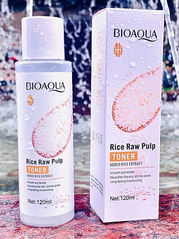 Тонер с экстрактом риса Bioaqua Rice Raw Pulp Toner 120мл