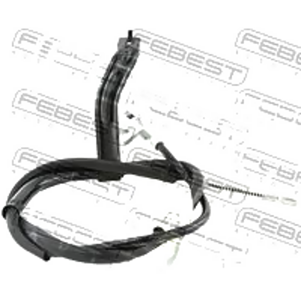 FEBEST 14100-ACTLH трос ручного тормоза левый\ ssangyong new action g20 / d20 11