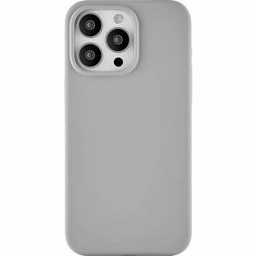 Чехол для смартфона uBear Touch Mag Case, iPhone 15 Pro Max, MagSafe, силикон, серый комплект 5 штук чехол защитный ubear touch mag case для iphone 14 pro max magsafe черный