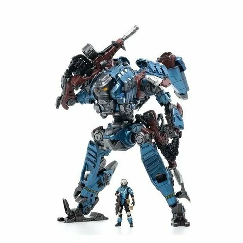 фото Подвижная фигурка комбинированный боевой механизм purge 01 combination warfare mecha (blue) из игры темный источник dark source joytoy