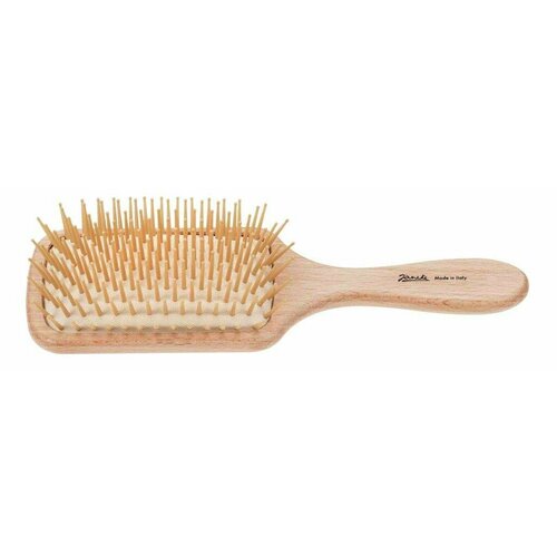 Щетка для волос Janeke Wooden square shaped Hair Brush medium size