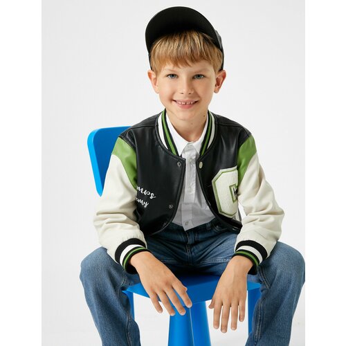фото Бомбер koton, размер 4-5 лет, черный