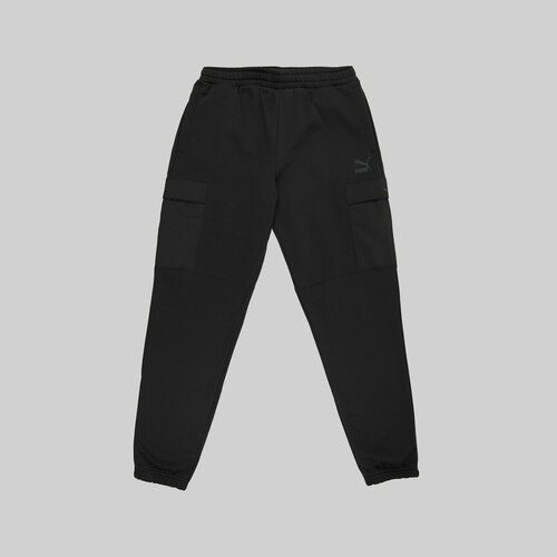 фото Брюки puma, размер l, черный