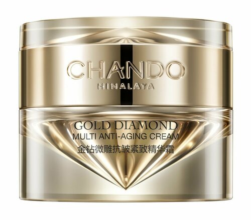 Антивозрастной крем-микроскульптор для лица / Chando Himalaya Gold Diamond Multy Anti-Aging Cream