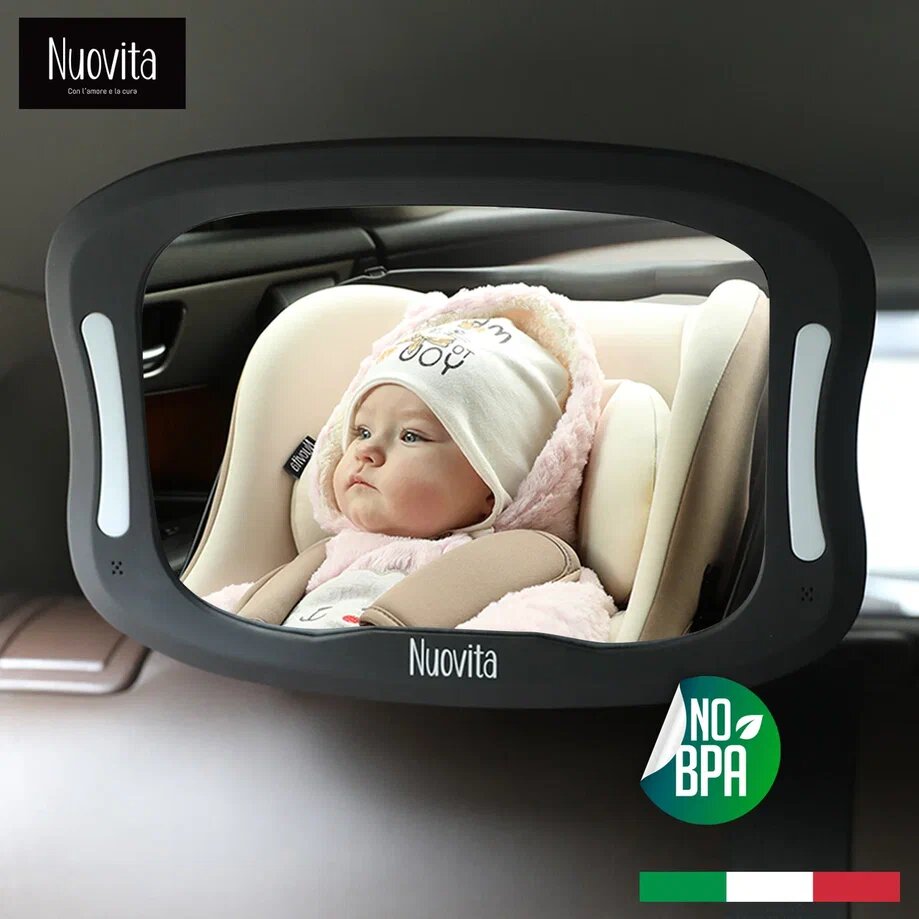 Зеркало с подсветкой Nuovita для наблюдения за ребенком Speculo luce (стандарт)