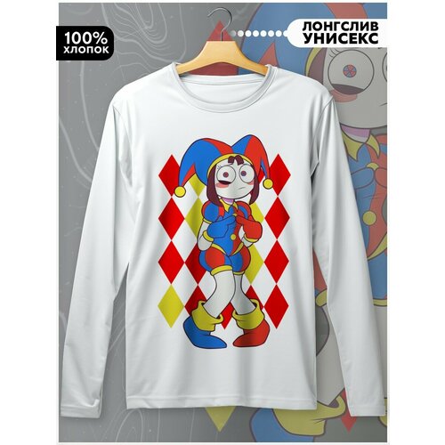 фото Лонгслив hypnotica, размер l, белый