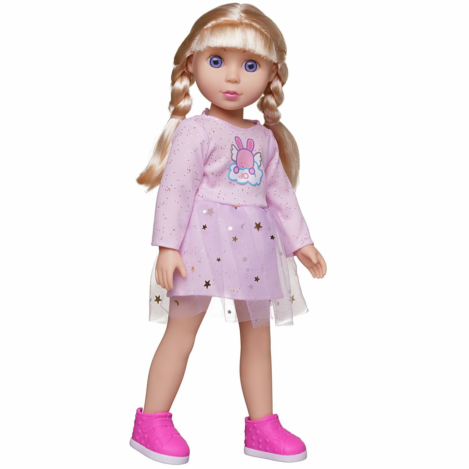 Кукла в бледно-розовом платье 36 см WJ-37782