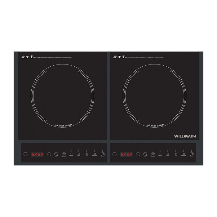 Плита индукционная WILLMARK WIP-2840B 2000+2000Вт