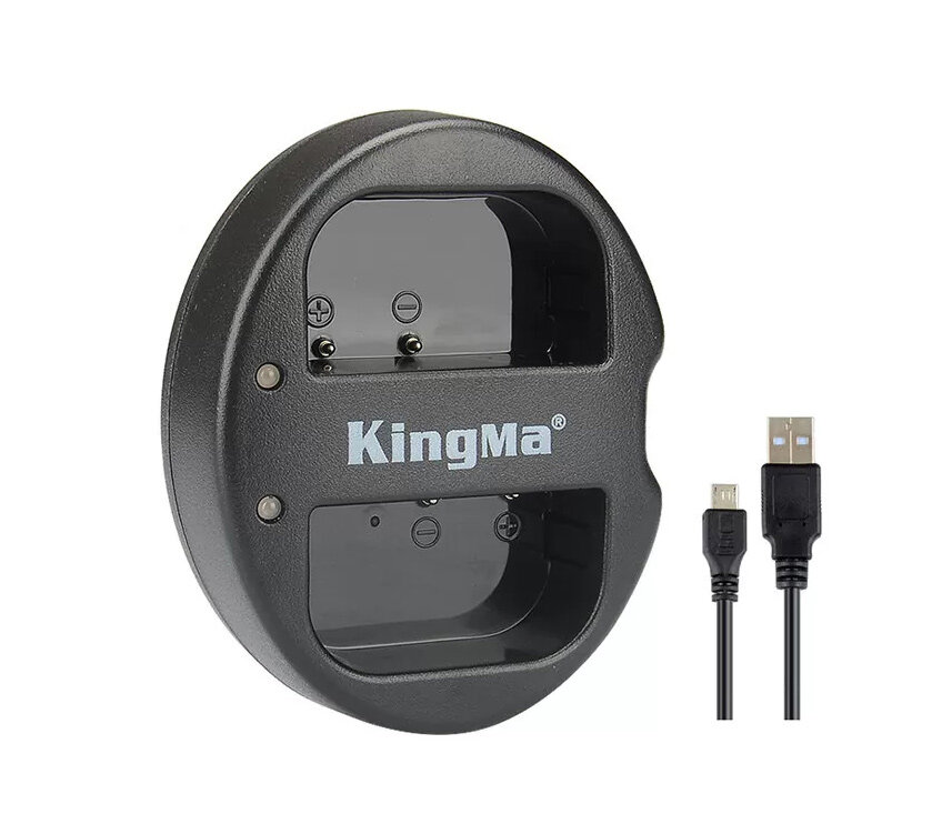 Зарядное устройство Kingma BM015-BLF19, USB, для 2х Panasonic BLF19