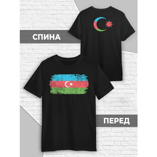 фото Футболка, размер 4xl (58-60), черный printech