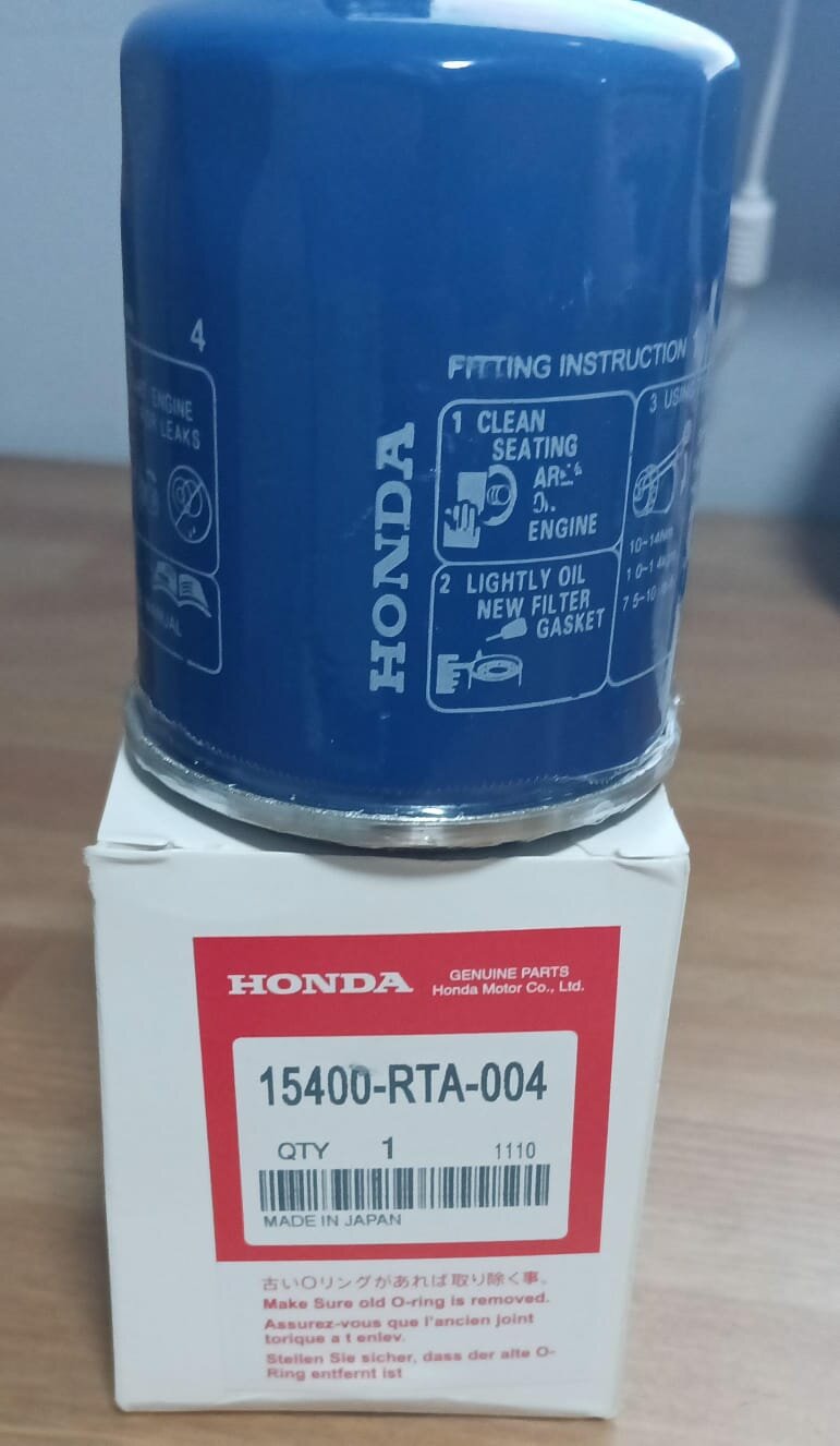 Honda 15400-RTA-004 фильтр масляный