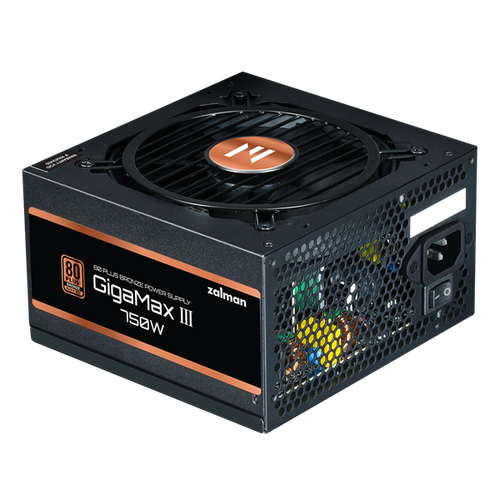 Zalman ZM750-GV3, 750W, ATX12V v3.0, Gen 5.0, APFC, 12cm Fan, 80+ Bronze, Retail