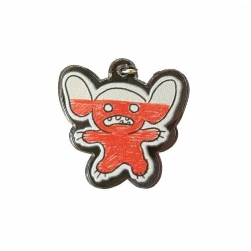 Брелок, красный