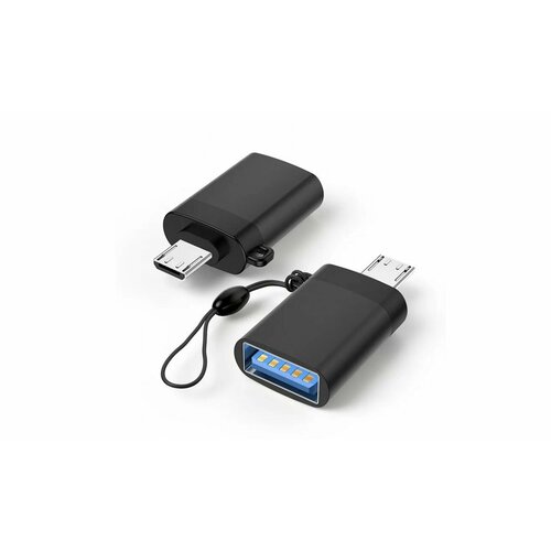 Переходник для передачи данных USB 3.0A OTG на micro USB (с ремешком) адаптер переходник для передачи данных usb 3 0 otg на micro usb с ремешком