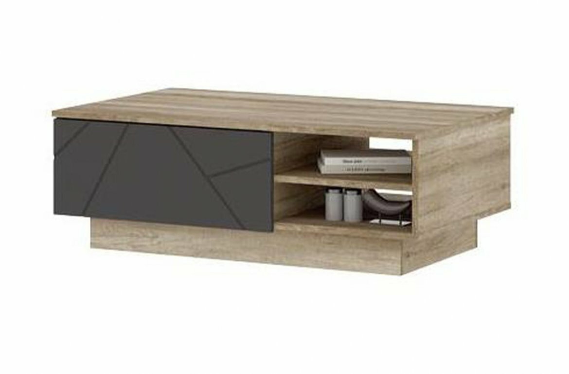 фото Стол кофейный "Даллас" СТ 01 - Дуб каньон / Софт графит