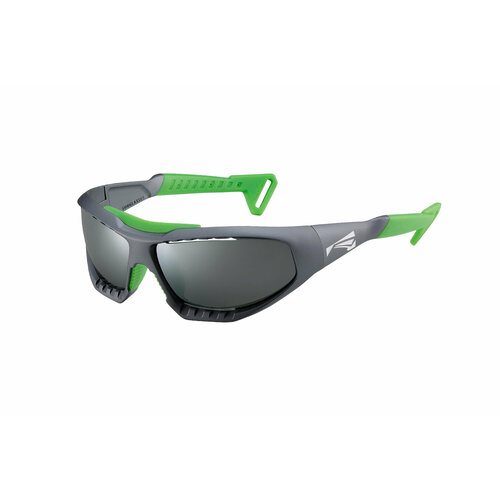 фото Солнцезащитные очки lip sunglasses lip surge / matt graphite - green / pcpl levanté series silver smoke, черный