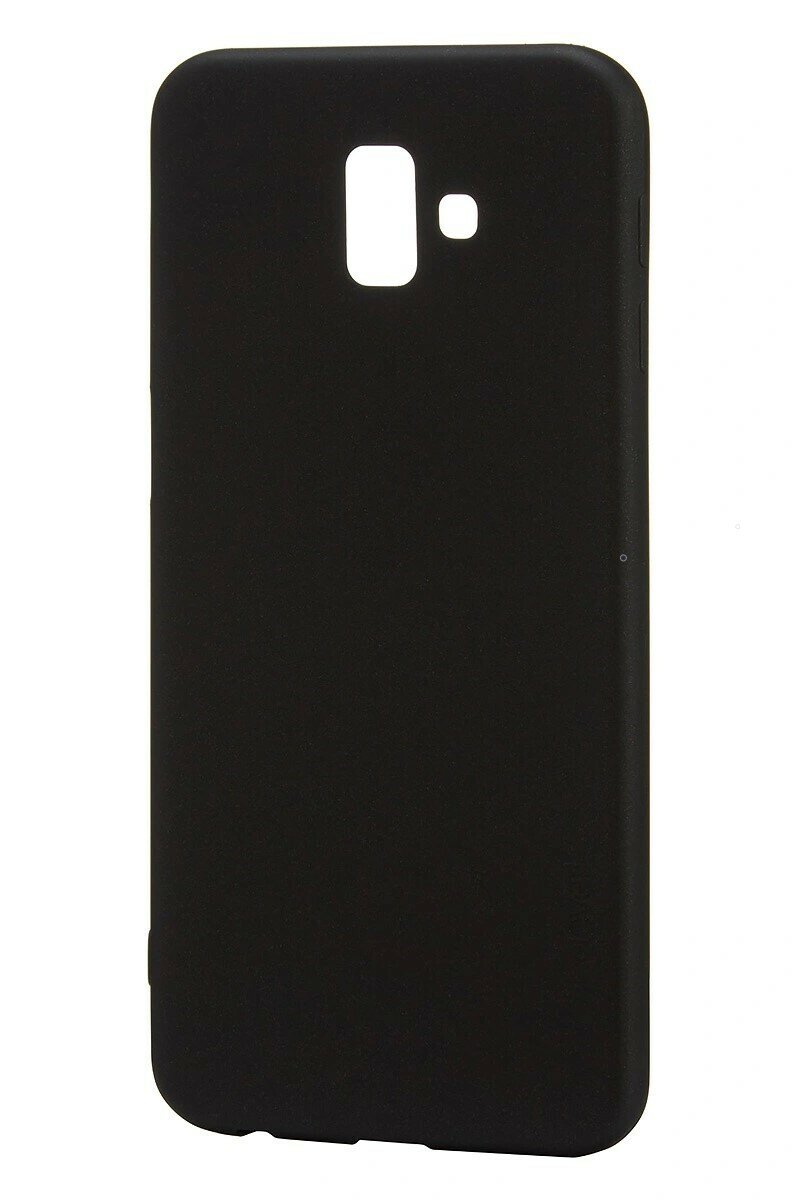 Чехол для Samsung J6 (2018), силикон (TPU), матовый черный