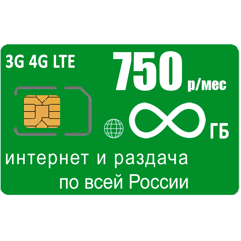 Комплект с безлимитным интернетом за 600р/мес модем ZTE MF79U + сим карта
