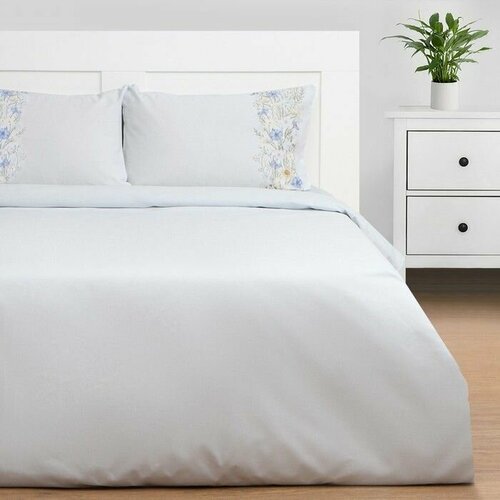 Постельное бельё 2 сп Flower stripвид 1 175х215 см 200х220 см 50х70 см -2 шт поплин 6961₽